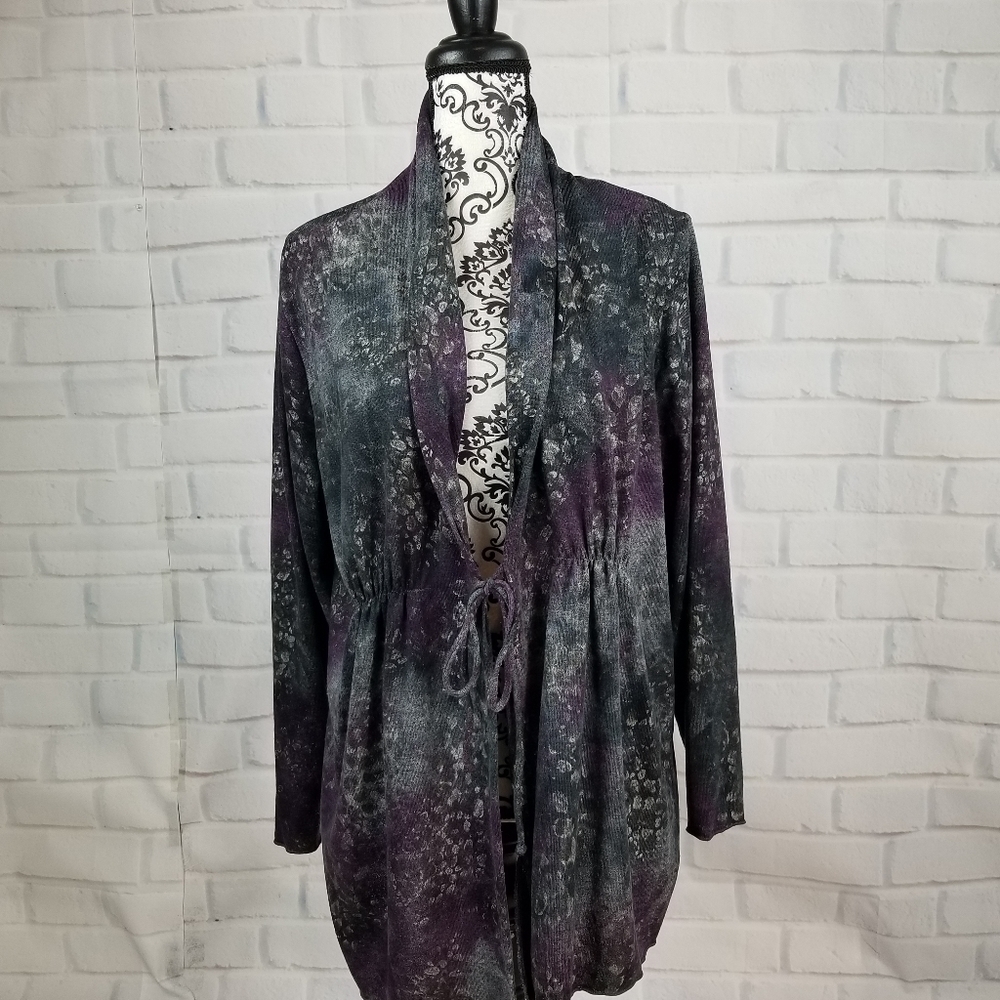 Chico's tie front cardigan size 3 long sleeve